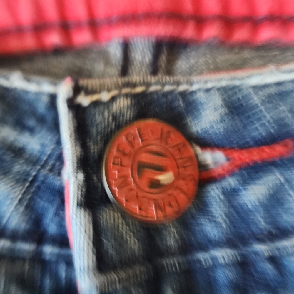 Pepe Jeans London Low Rise Embroidered Hem Y2K Denim Jeans - Picture 3 of 16